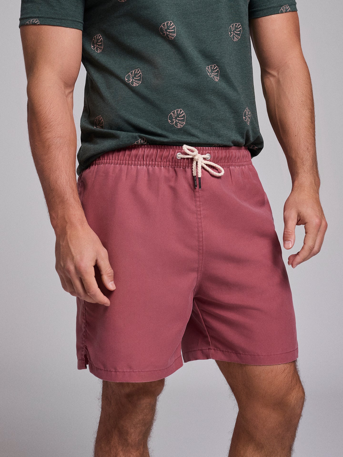 Fato Banho Vermelho Regular Fit Mr. Blue