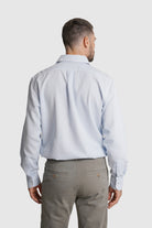 CAMISA ALGODÃO REGULAR FIT AZUL LISA MARK BELLUCCI