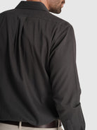 Camisa Algodão Cinzenta Manga Comprida Regular Fit Mr. Blue