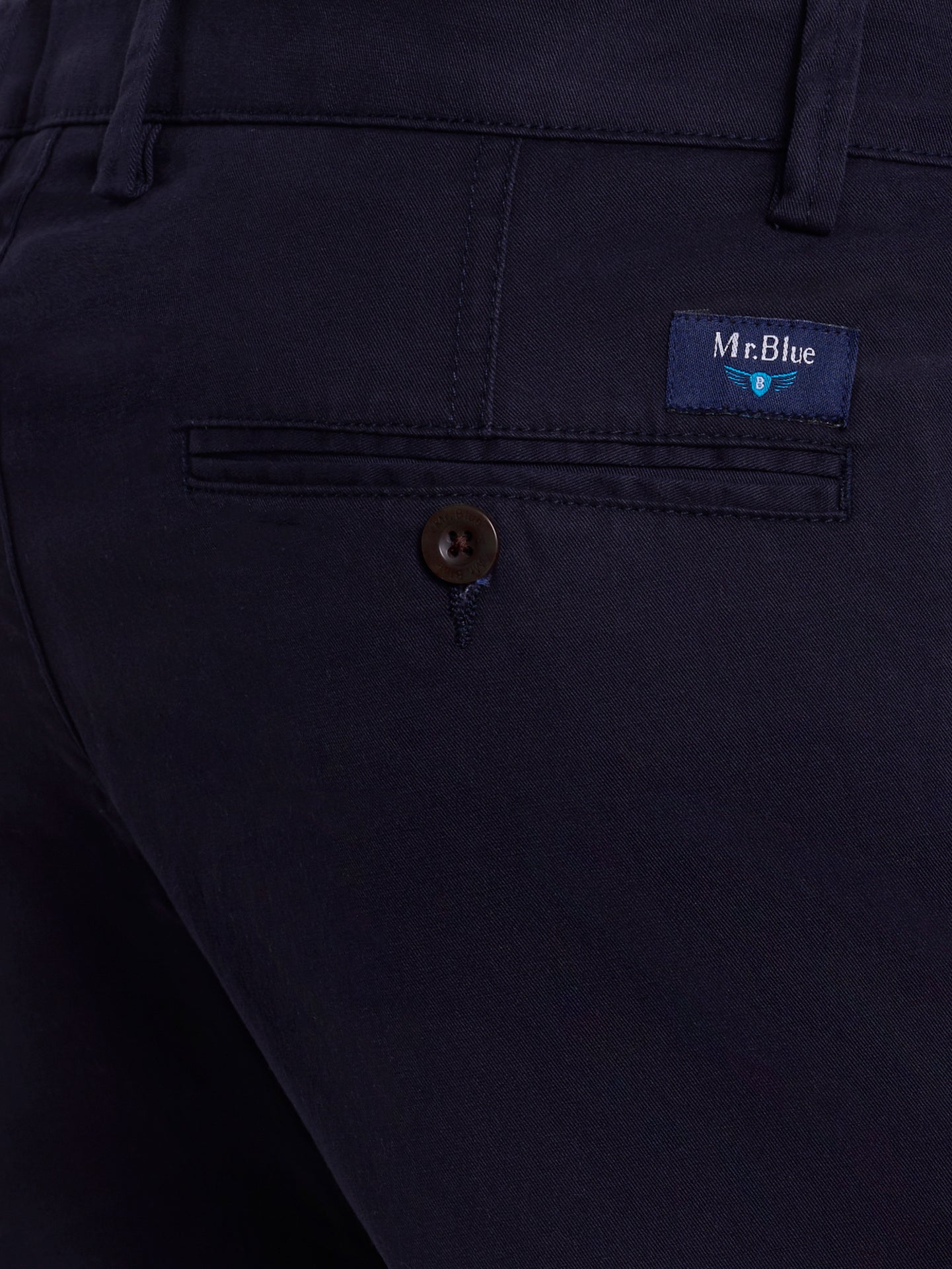CALÇAS ALGODÃO AZUIS SLIM FIT MR. BLUE