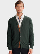 PULLOVER FINO VERDE MANGA COMPRIDA REGULAR FIT MR. BLUE
