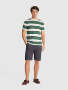 T-SHIRT VERDE MANGA CURTA REGULAR FIT MR. BLUE