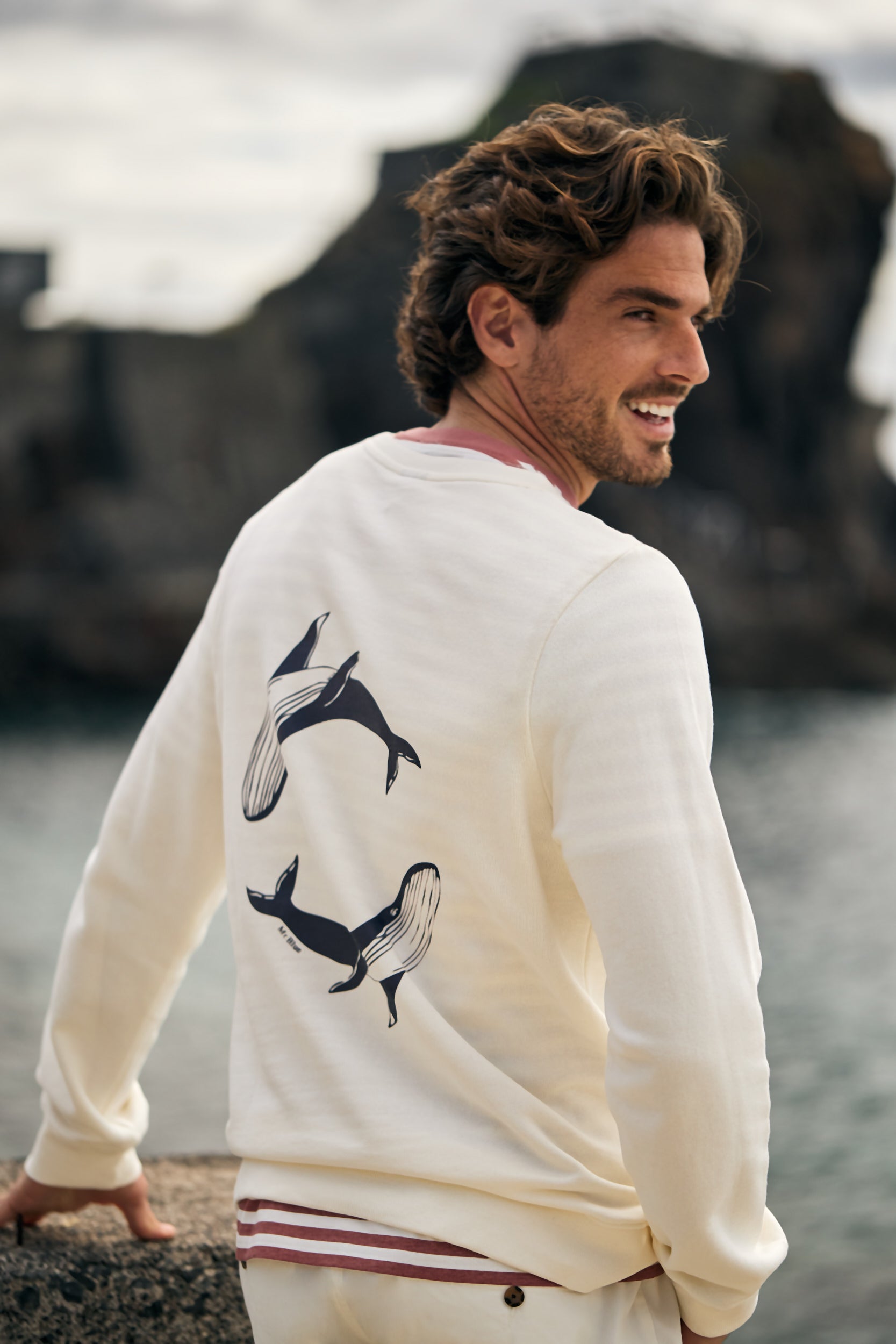 HOODIE CRU REGULAR FIT MR. BLUE