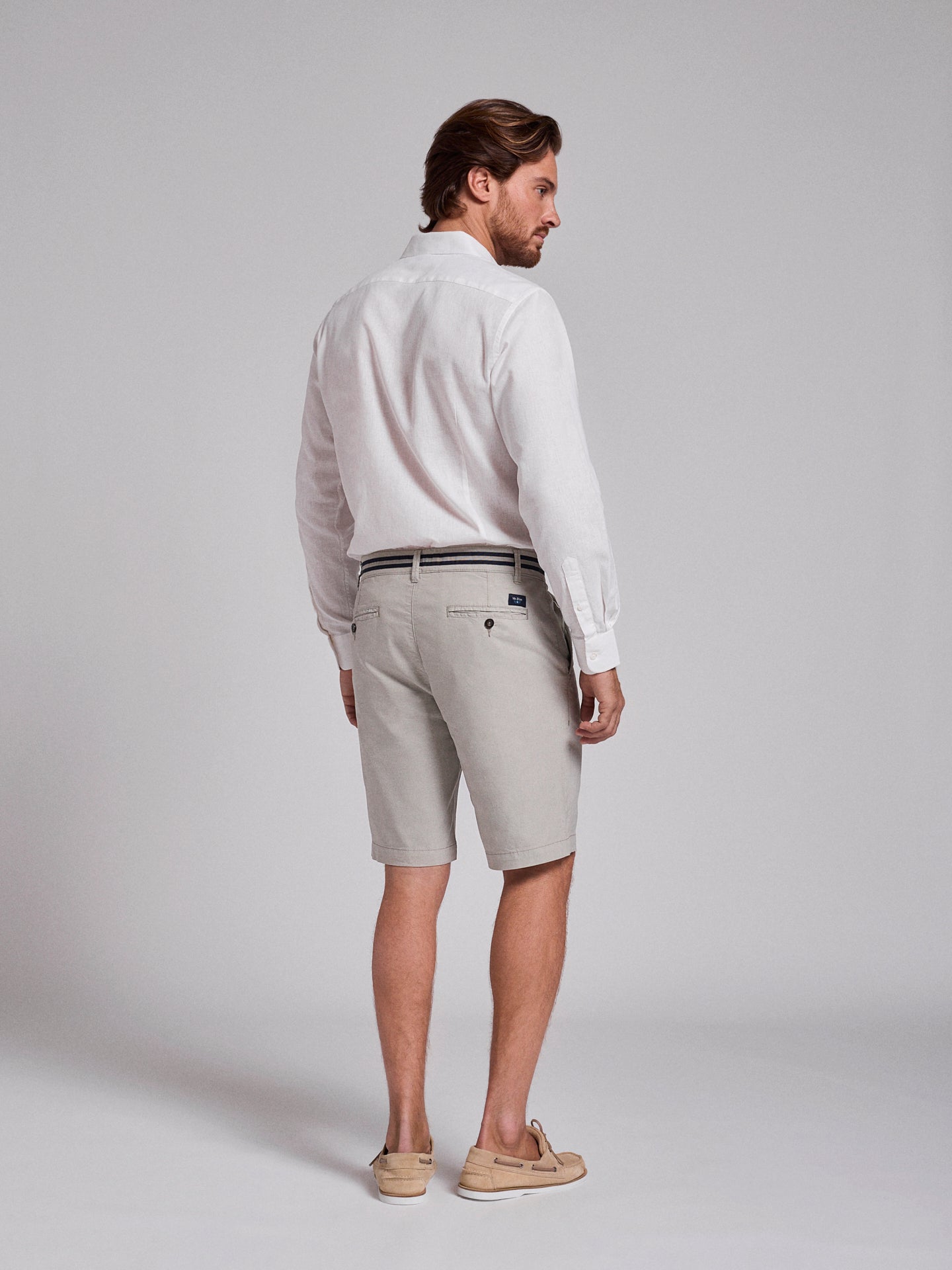 Bermuda Algodão Verdes Regular Fit Mr. Blue