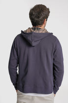 HOODIE ALGODÃO REGULAR FIT AZUL LISO MR. BLUE