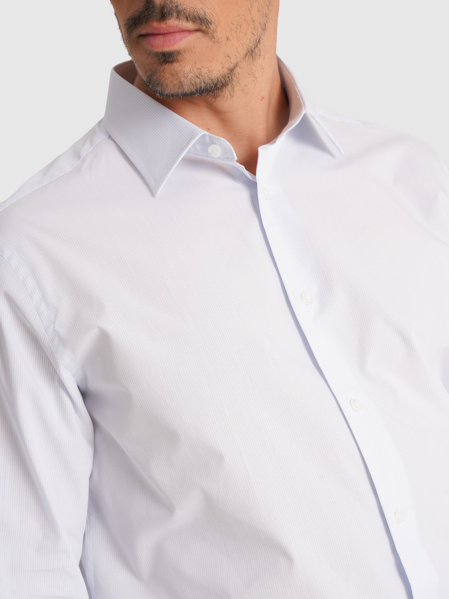 CAMISA POPELINE AZUL MANGA COMPRIDA CLASSIC FIT MR. BLUE