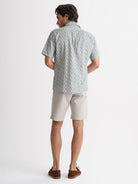 Camisa Regular Fit Linho Azul Mr. Blue