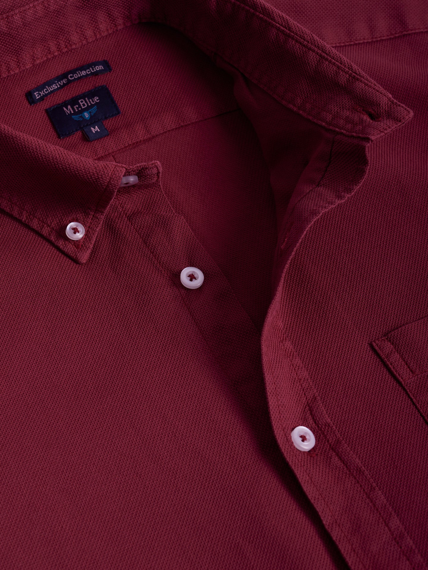 CAMISA VERMELHA REGULAR FIT MR. BLUE