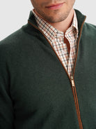 PULLOVER FINO VERDE REGULAR FIT MR. BLUE