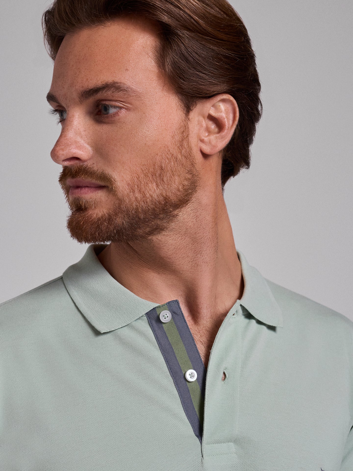 Polo Verde Manga Curta Regular Fit Mr. Blue