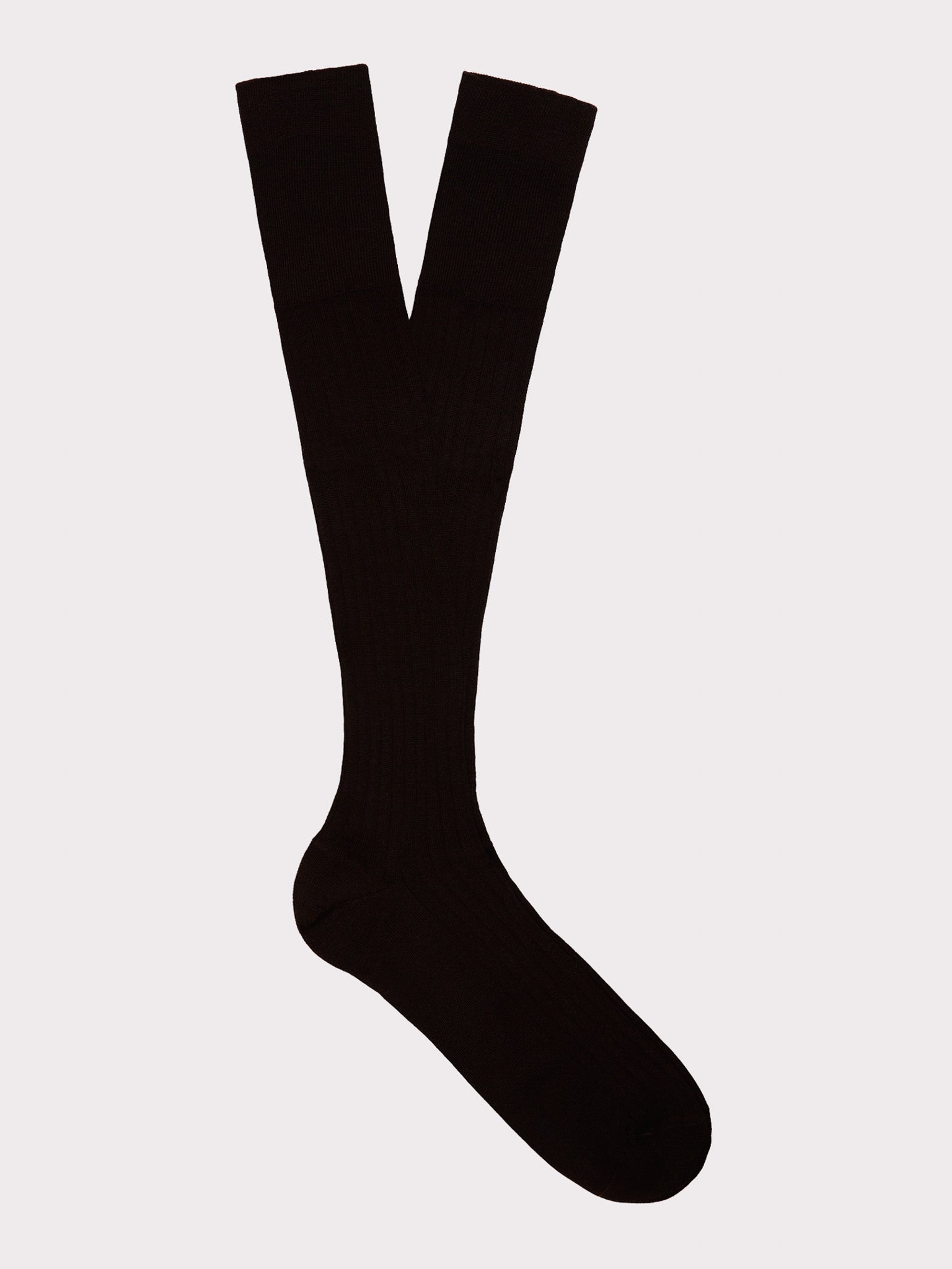 Meias Castanhas Regular Fit Mr. Blue