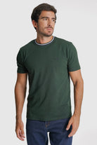 T-SHIRT ALGODÃO VERDE LISA MR. BLUE