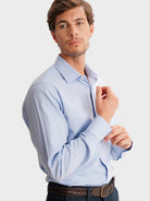 CAMISA AZUL SLIM FIT MR. BLUE