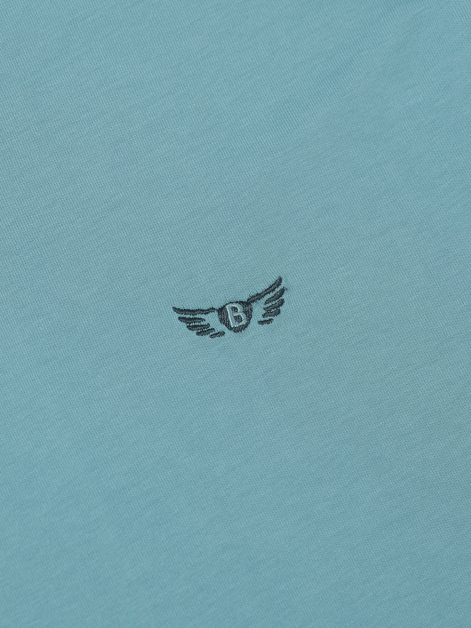 T-SHIRT VERDE MANGA CURTA REGULAR FIT MR. BLUE