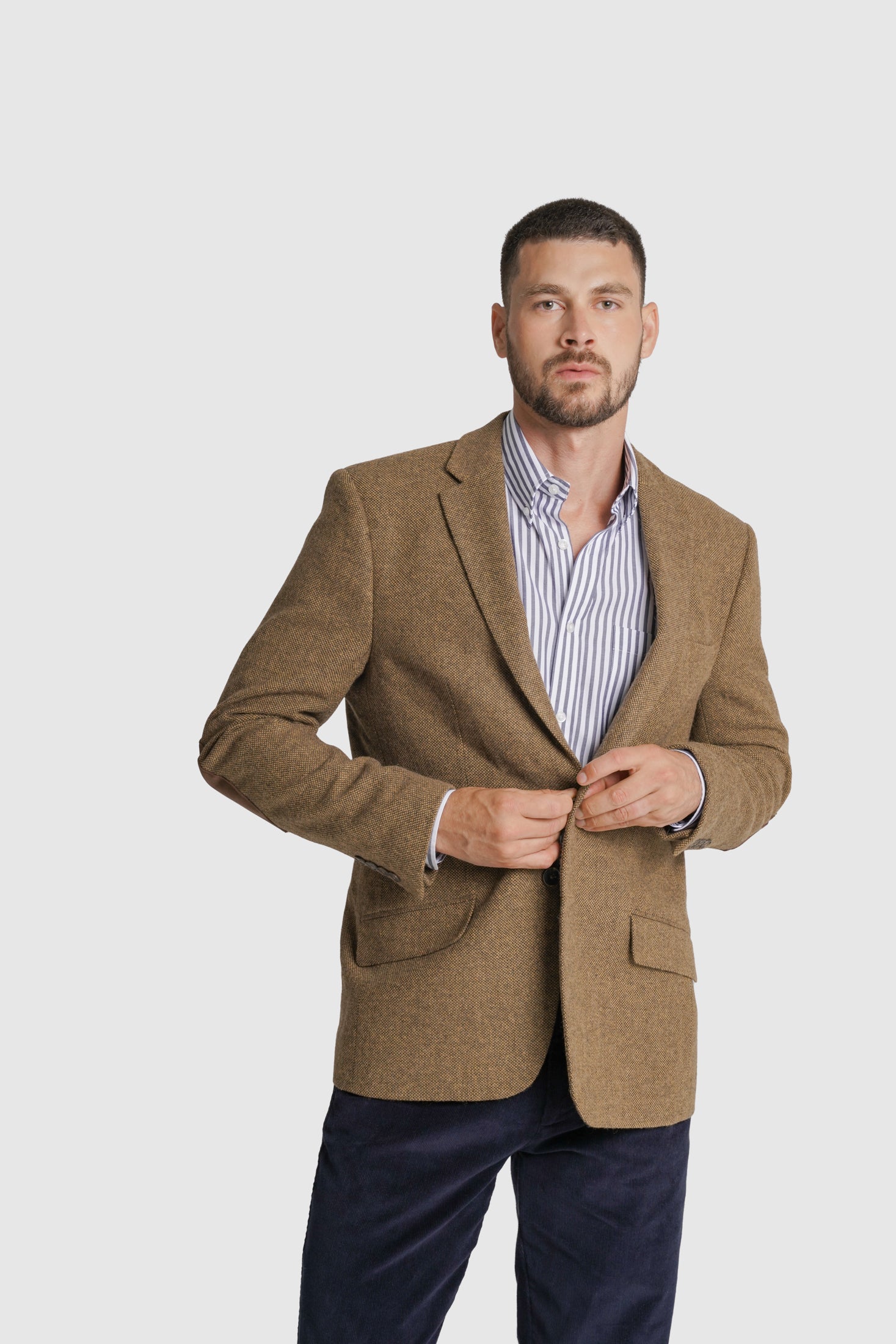BLAZER LÃ AMARELO LISO MR. BLUE