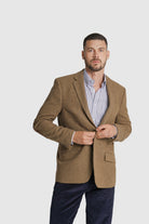 BLAZER LÃ AMARELO LISO MR. BLUE