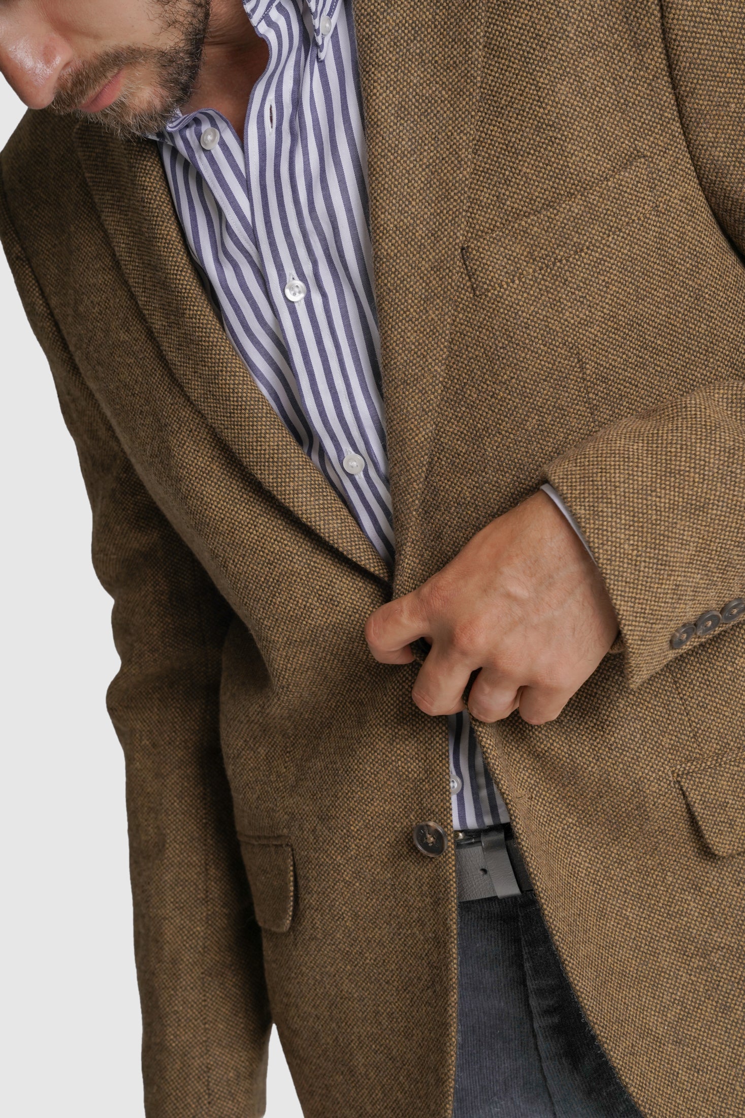 BLAZER LÃ AMARELO LISO MR. BLUE