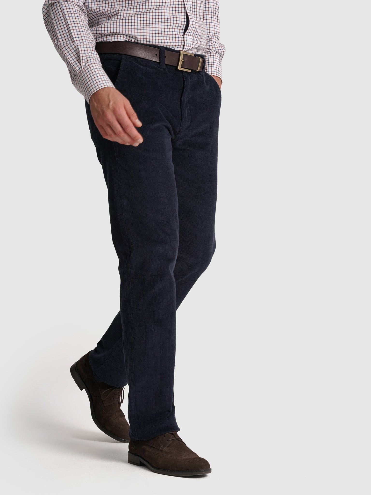 Calça Algodão Azuis Classic Fit Mr. Blue