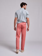 CALÇAS ALGODÃO ROSAS REGULAR FIT MR. BLUE