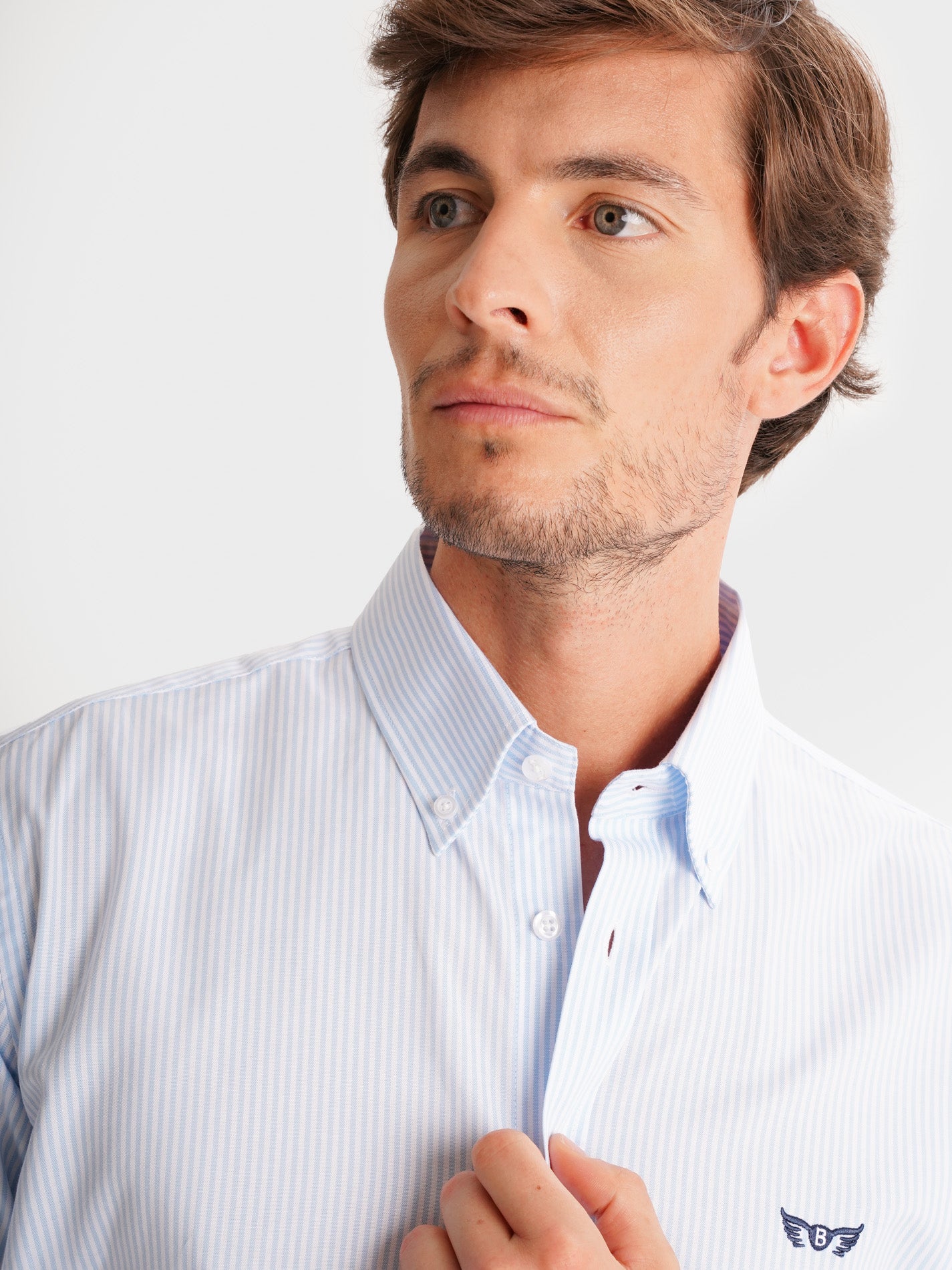 CAMISA AZUL REGULAR FIT MR. BLUE