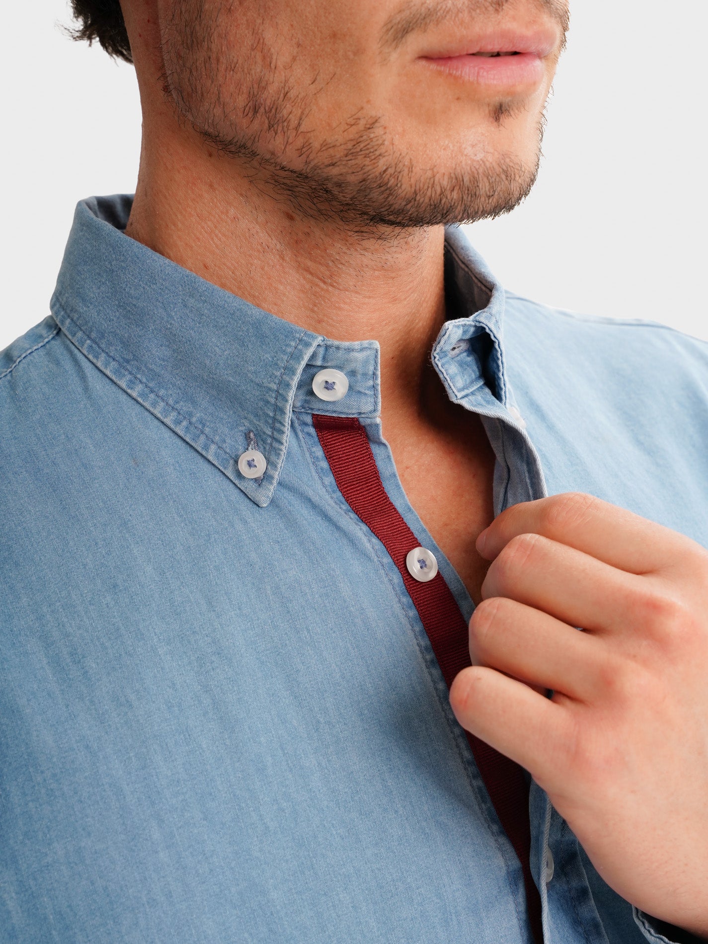 CAMISA AZUL REGULAR FIT MR. BLUE