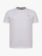 T-SHIRT ALGODÃO BRANCA MANGA CURTA REGULAR FIT MR. BLUE