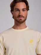 T-SHIRT ALGODÃO AMARELA MANGA CURTA REGULAR FIT MR. BLUE