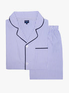 PIJAMA ALGODÃO AZUL MANGA CURTA REGULAR FIT MR. BLUE