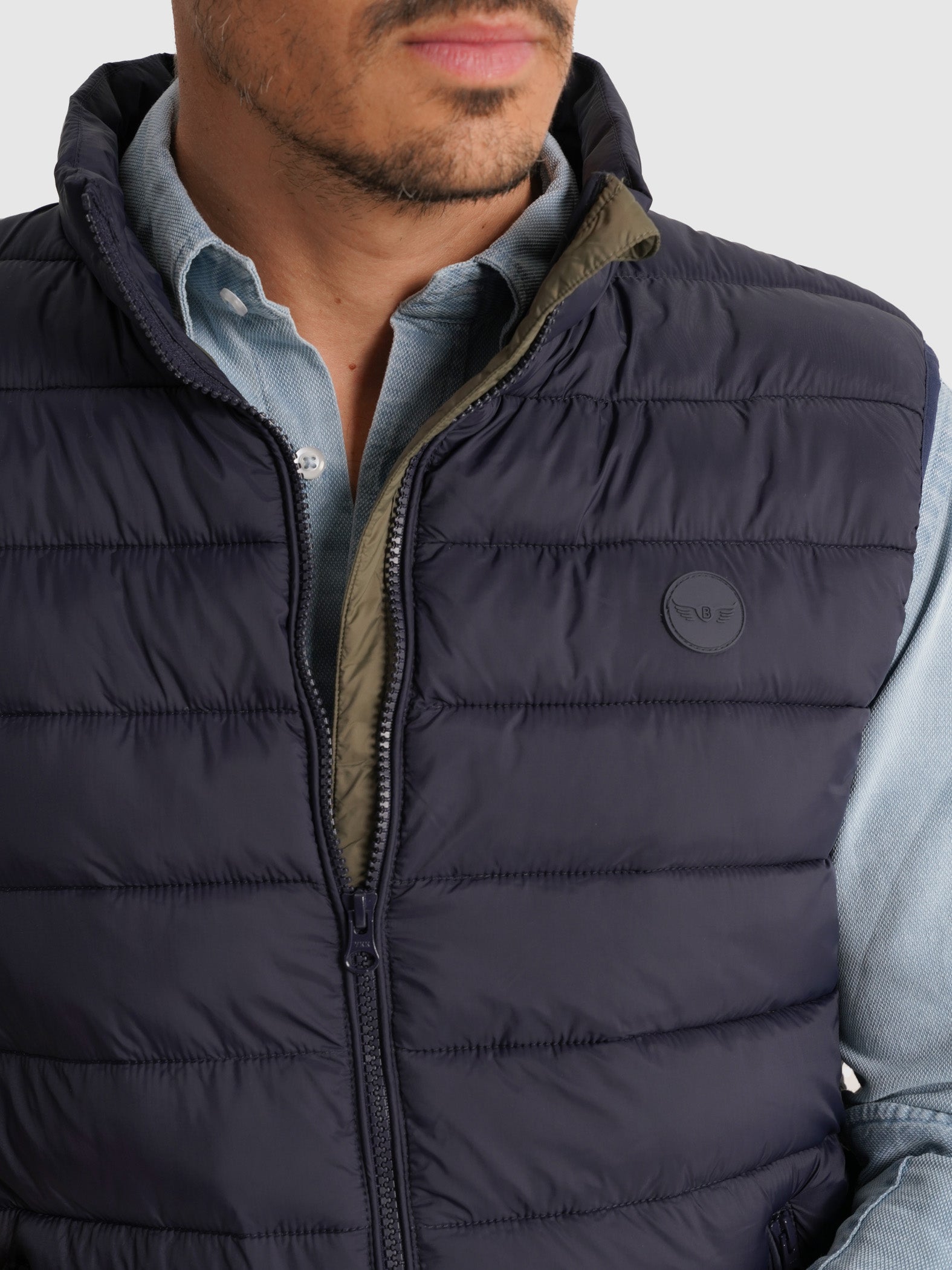 BLUSÃO AZUL REGULAR FIT MR. BLUE