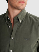 CAMISA VERDE REGULAR FIT MR. BLUE