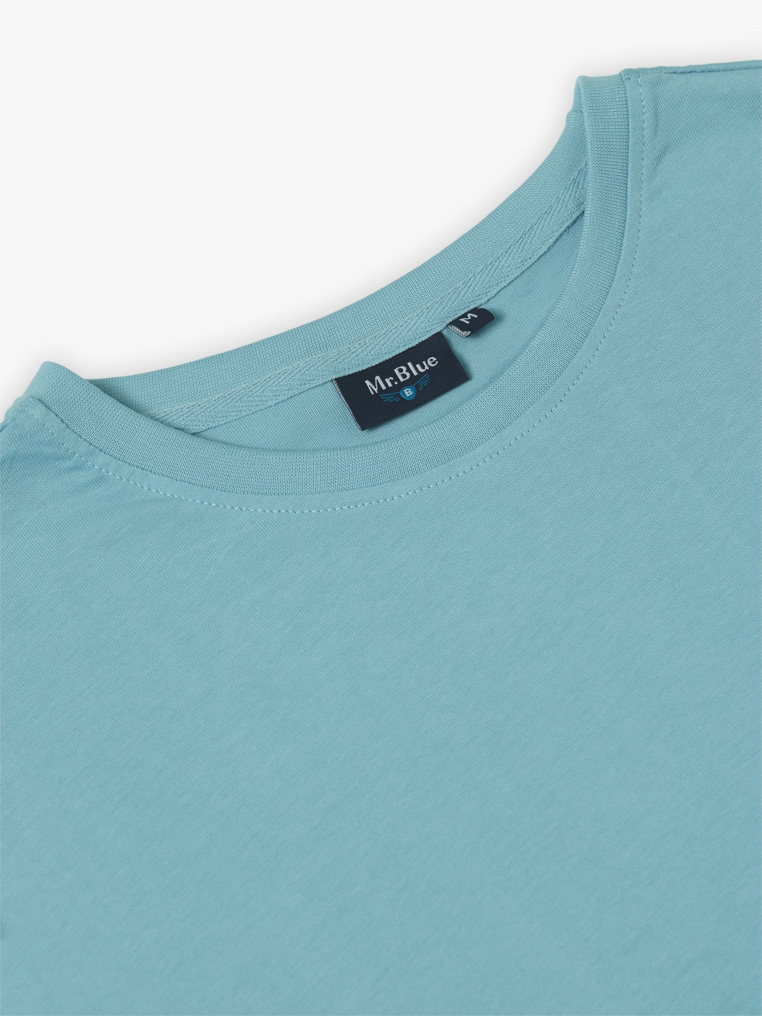 GREEN T-SHIRT SHORT SLEEVE REGULAR FIT MR. BLUE
