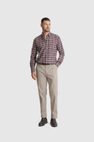 CAMISA ALGODÃO REGULAR FIT AZUL QUADRADA MR. BLUE