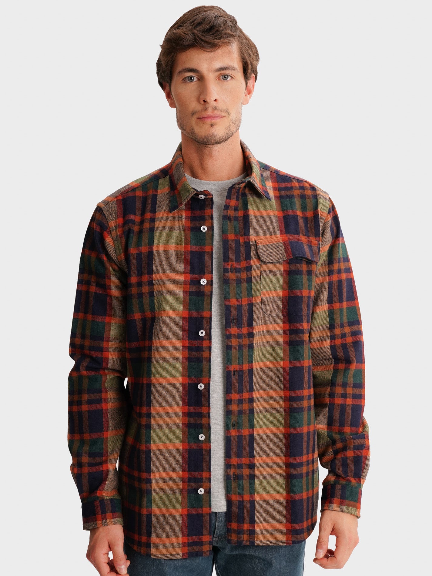 SOBRECAMISA LARANJA REGULAR FIT MR. BLUE