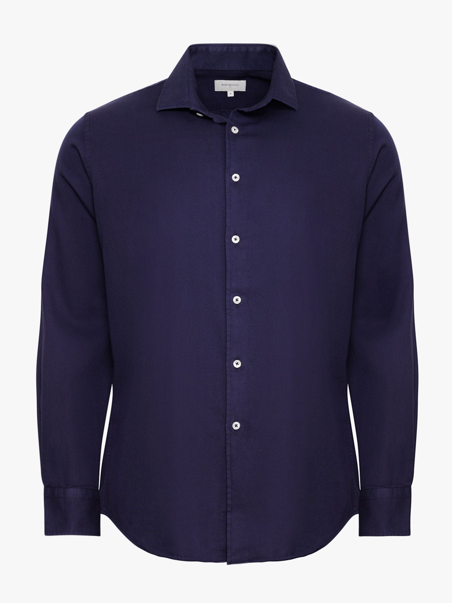 CAMISA AZUL MANGA COMPRIDA REGULAR FIT MARK BELLUCCI