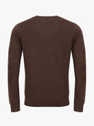 PULLOVER FINO CASTANHO COM COTOVELEIRA REGULAR FIT MR. BLUE