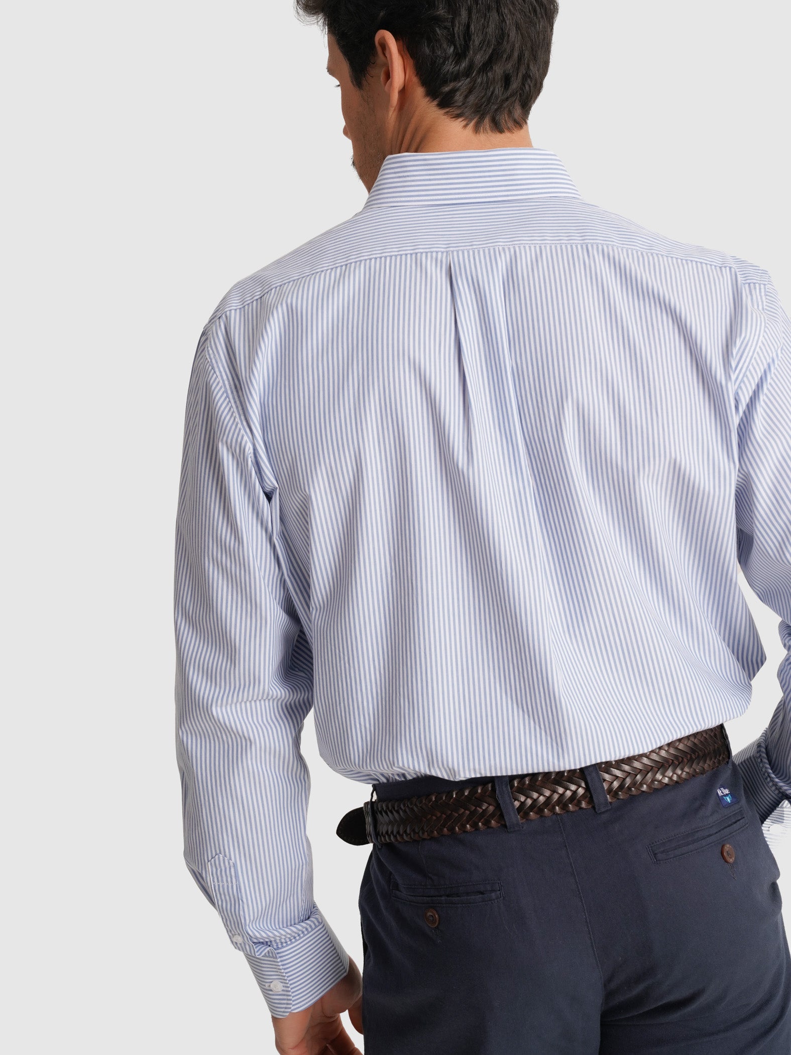 CAMISA AZUL MANGA COMPRIDA REGULAR FIT MR. BLUE