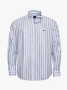 Camisa Algodão Azul Manga Comprida Regular Fit Mr. Blue