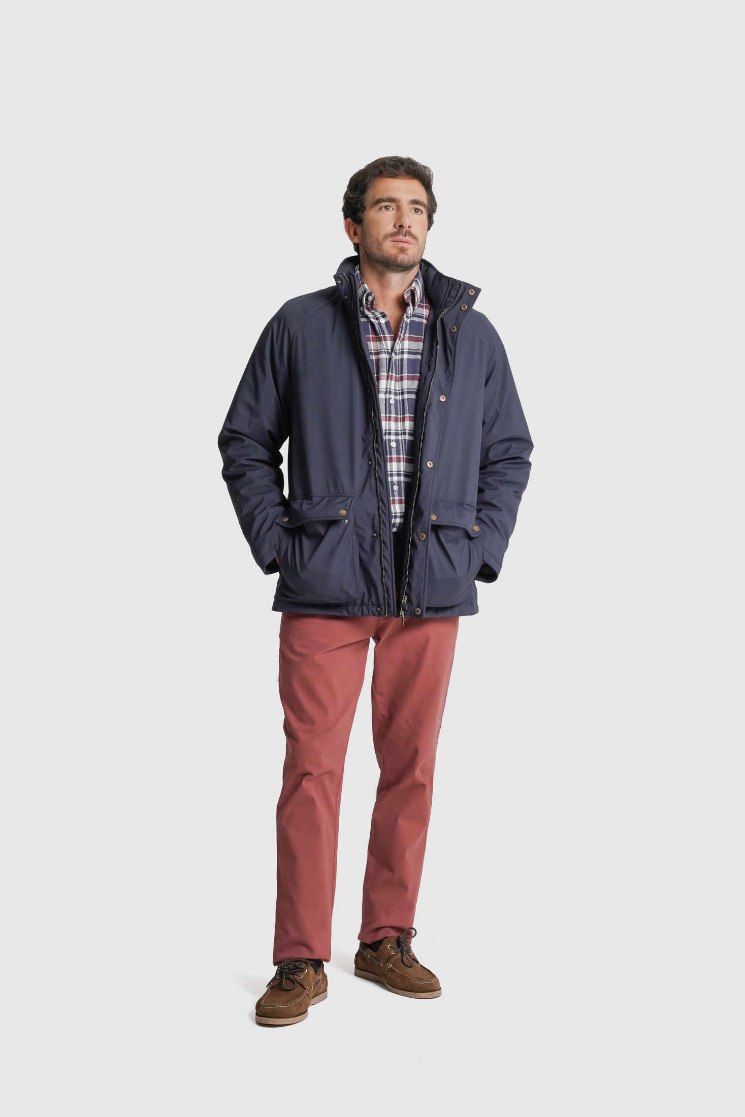 SOBRETUDO OUTROS REGULAR FIT AZUL LISO MR. BLUE