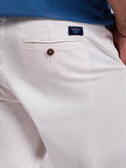 Calça Algodão Brancas Regular Fit Mr. Blue