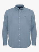 CAMISA ALGODÃO AZUL MANGA COMPRIDA REGULAR FIT MR. BLUE