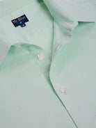 CAMISA ALGODÃO VERDE MANGA COMPRIDA SLIM FIT MR. BLUE