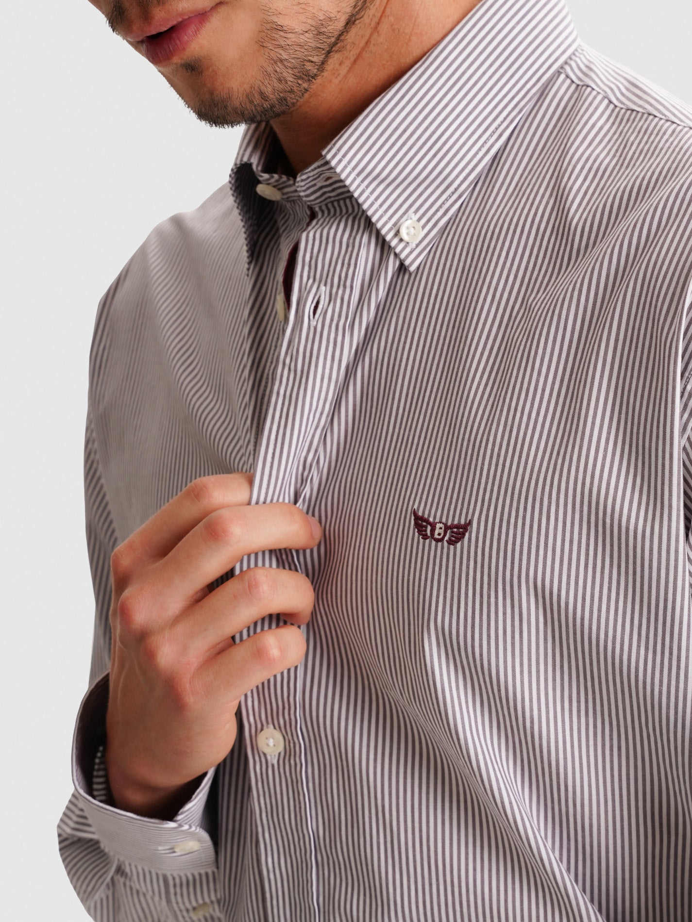 CAMISA CINZENTA REGULAR FIT MR. BLUE