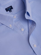 CAMISA ALGODÃO AZUL MANGA COMPRIDA REGULAR FIT MR. BLUE