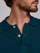 Polo Verde Manga Curta Regular Fit Mr. Blue