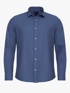CAMISA ALGODÃO AZUL TAILORED FIT MR. BLUE