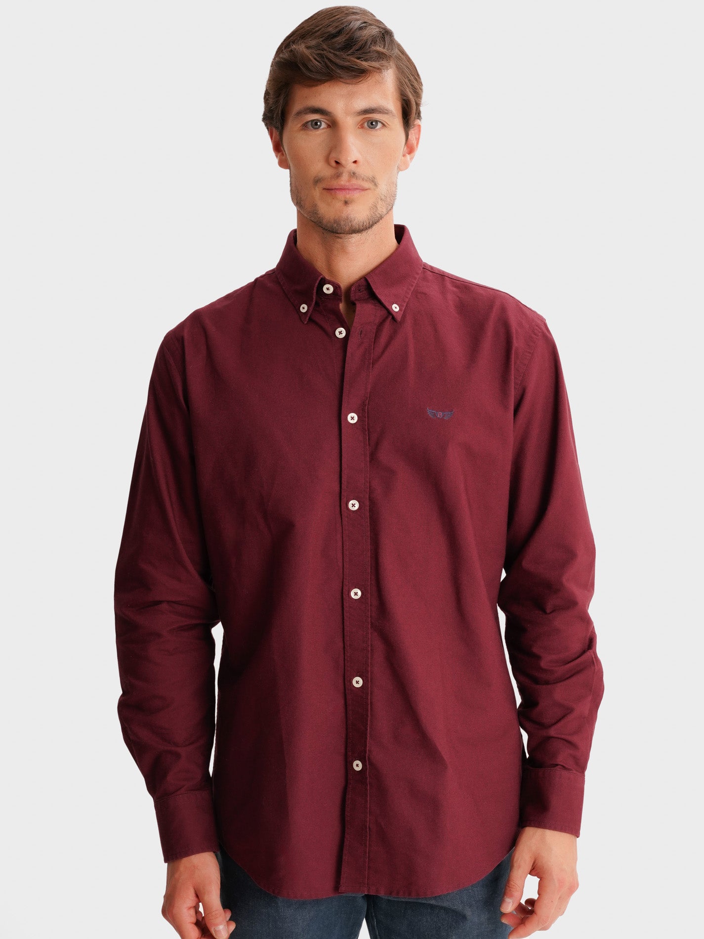 RED REGULAR FIT MR SHIRT. BLUE