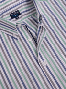 CAMISA ALGODÃO AZUL MANGA COMPRIDA REGULAR FIT MR. BLUE