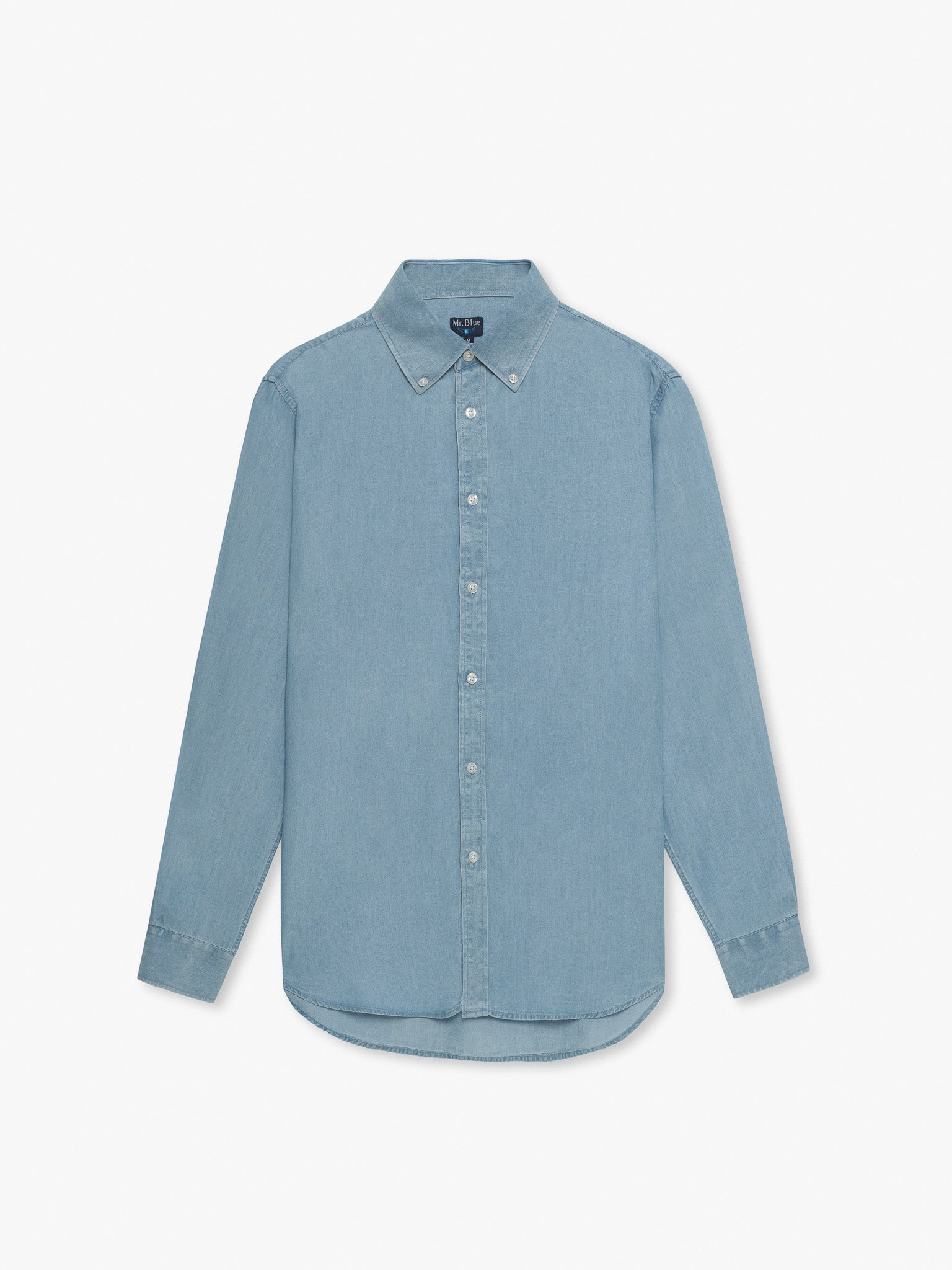 LONG SLEEVE GREEN SHIRT REGULAR FIT MR. BLUE