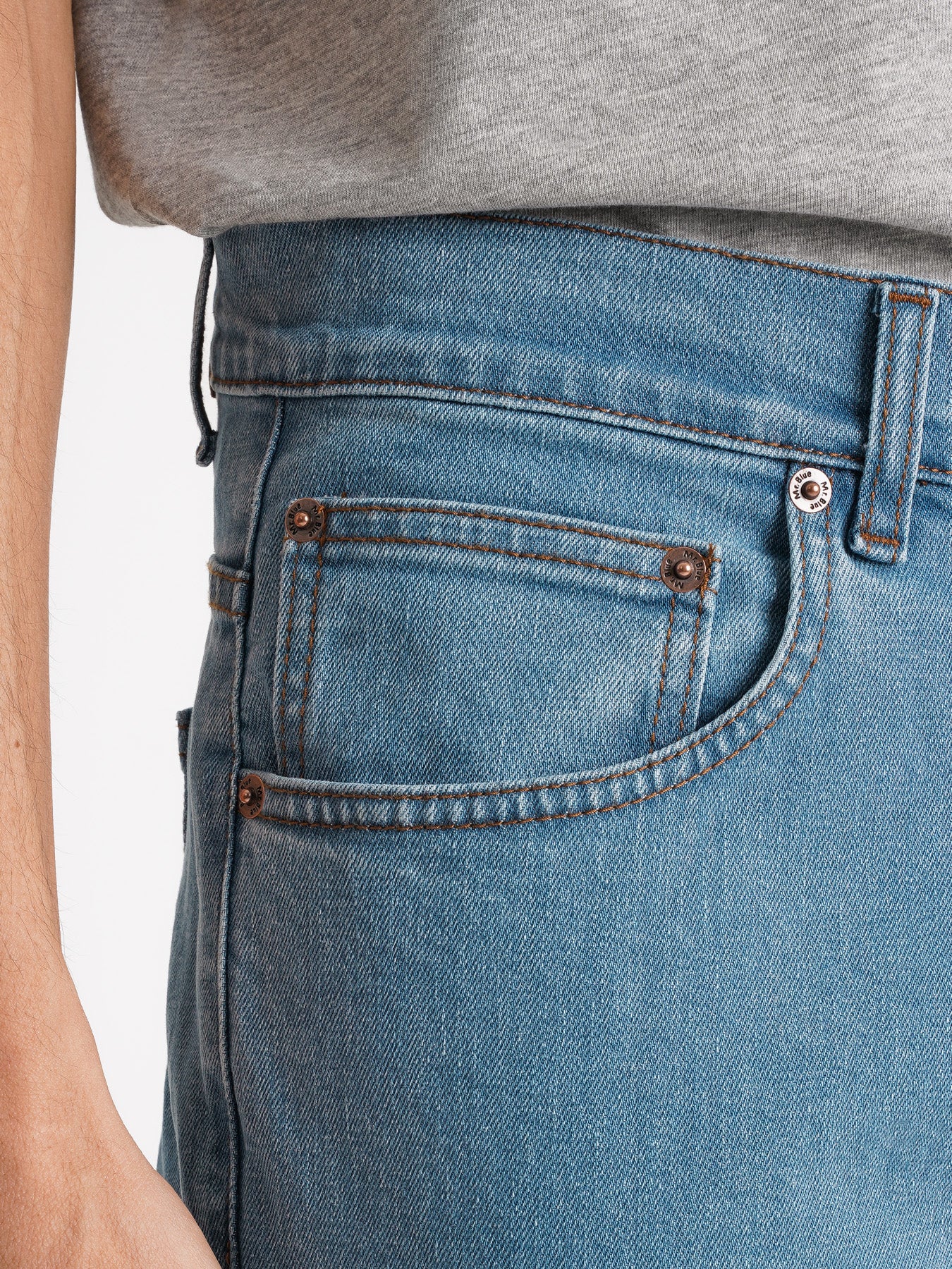 Calças Jeans Regular Fit Azuis Mr. Blue