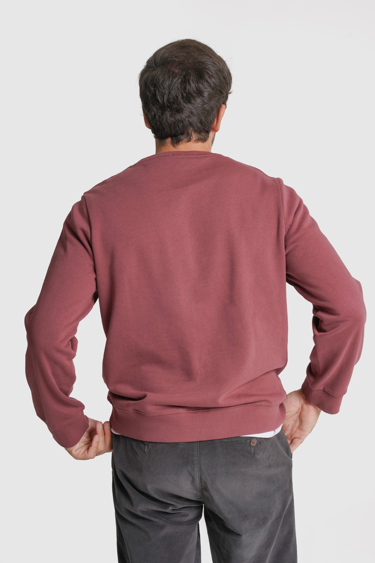 HOODIE ALGODÃO REGULAR FIT ROSA LISO MR. BLUE